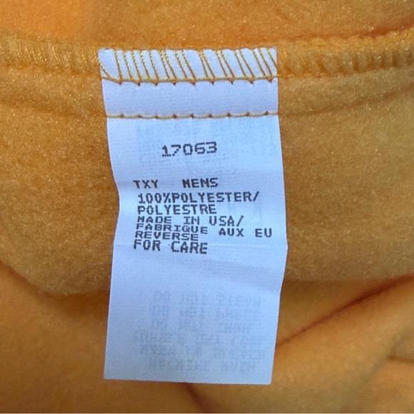 NEW Vintage Woolrich Quarter Snap Fleece Pullover Men’s 2XL Made in USA Yellow - Picture 12 of 13